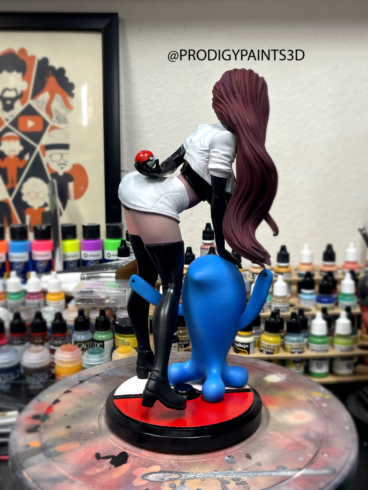 Team Rocket : Jessie 1/6 Scale Resin Figure Fully Painted