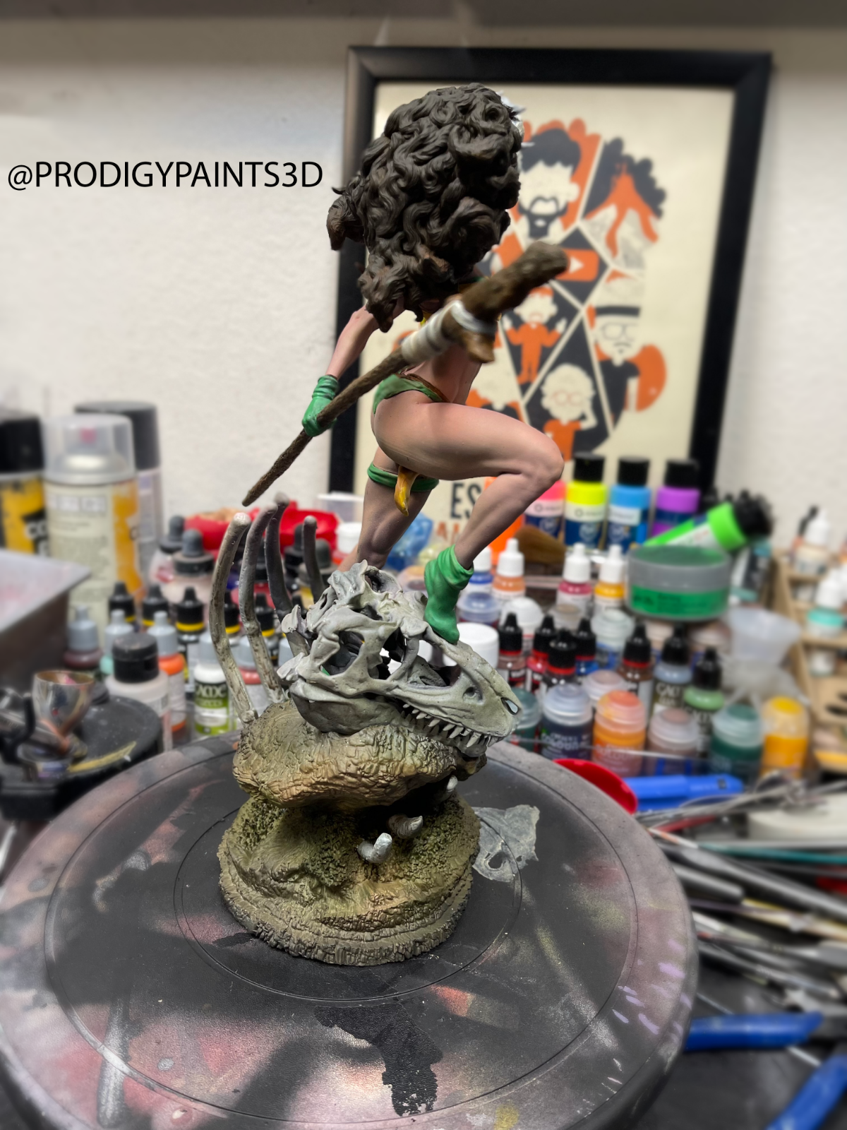 X Men : Savage Lands Rogue Resin Statue Figure Fully Painted 1/6