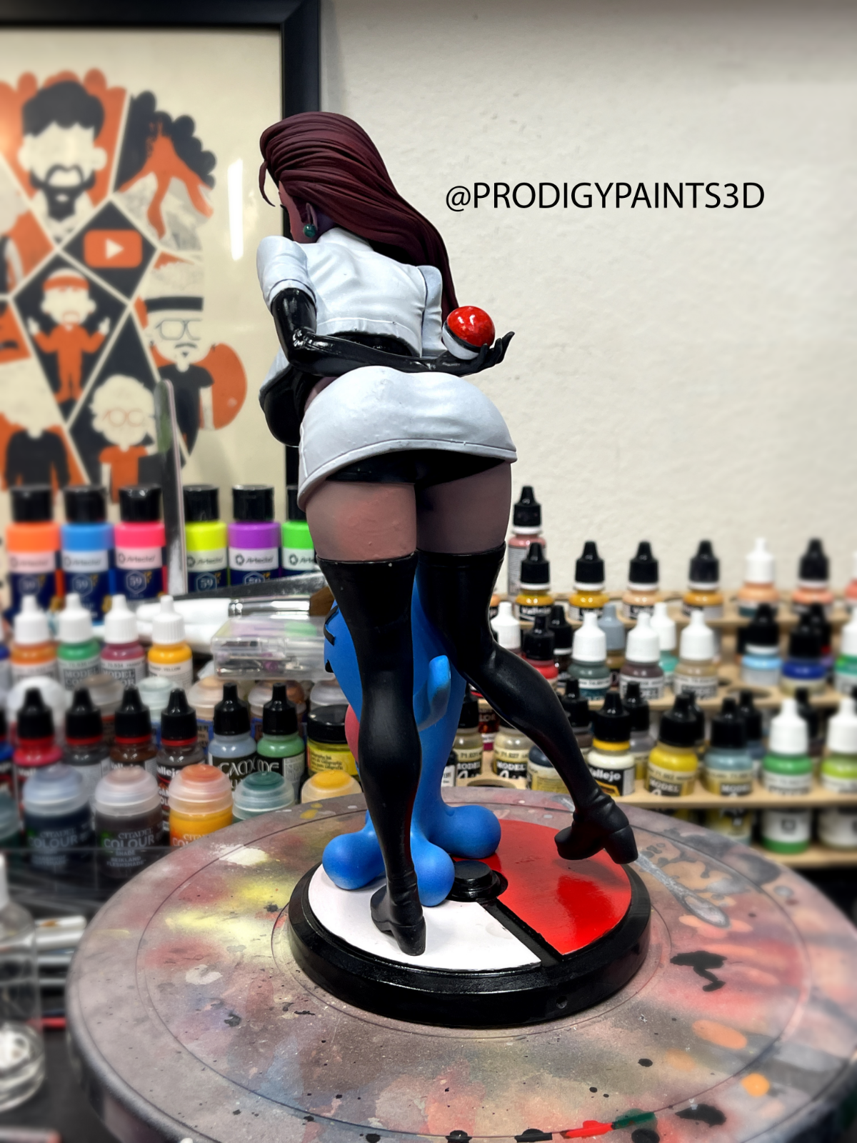 Team Rocket : Jessie 1/6 Scale Resin Figure Fully Painted