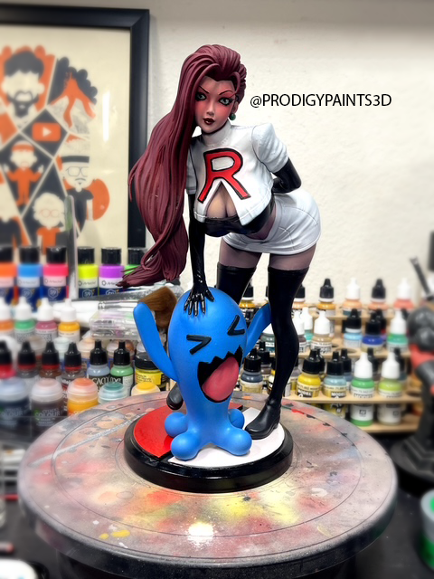 Team Rocket : Jessie 1/6 Scale Resin Figure Fully Painted