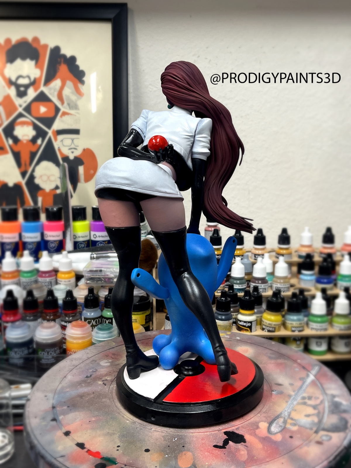 Team Rocket : Jessie 1/6 Scale Resin Figure Fully Painted