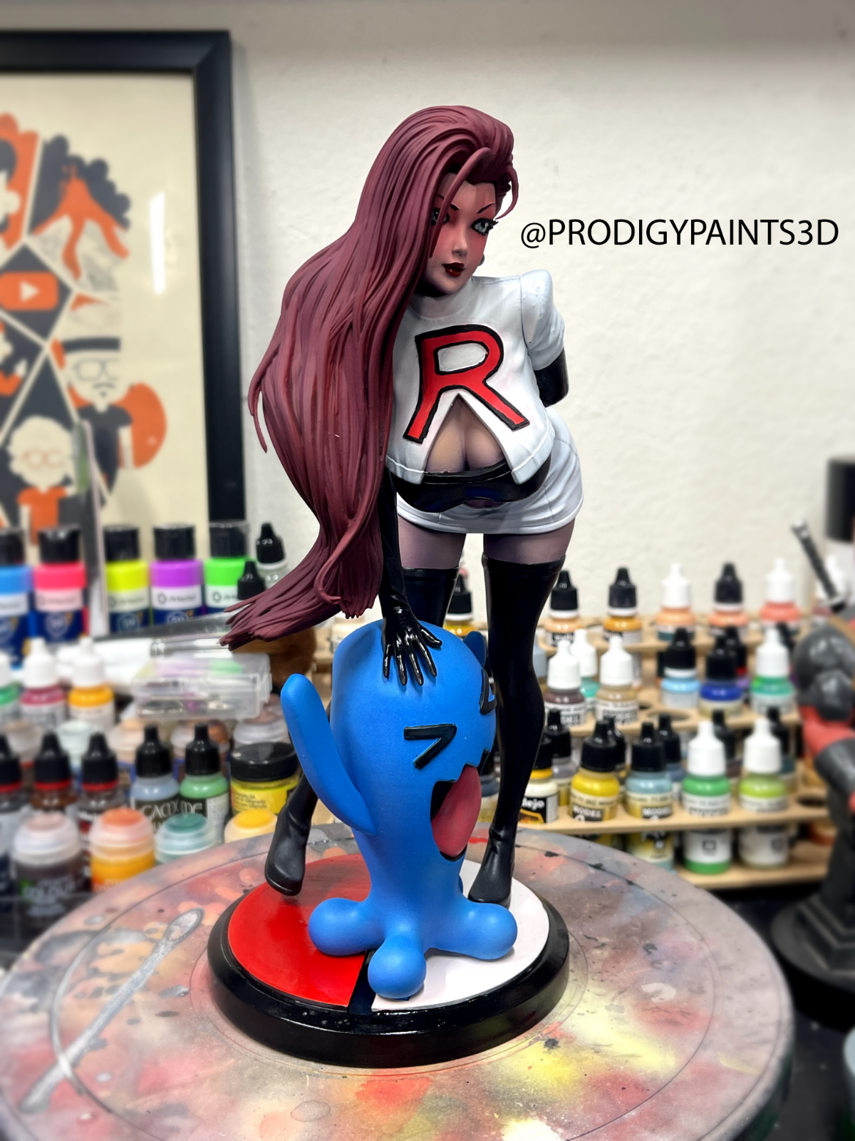 Team Rocket : Jessie 1/6 Scale Resin Figure Fully Painted