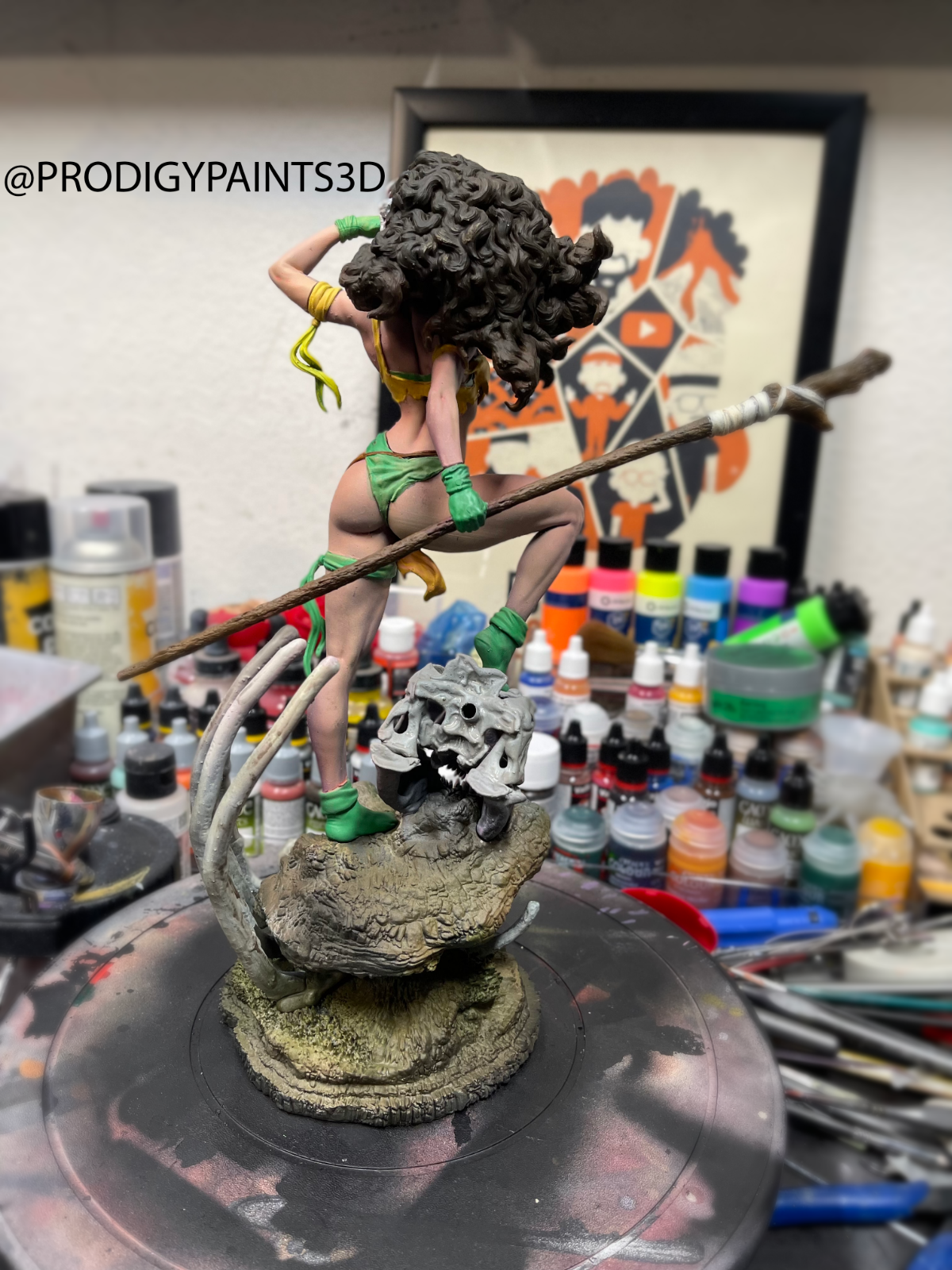 X Men : Savage Lands Rogue Resin Statue Figure Fully Painted 1/6